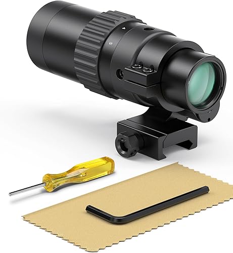 Miniatura 7 de Feyachi M36 1.5X - Lupa óptica de punto rojo 5X con montaje abatible a lateral