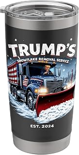 Funny Trump Snowflake Removal Service 2024 Election Trump Stainless Steel Insulated Tumbler
