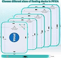 Vista 7 de Inflatable Dock- Floating Docks for Lakes 10ft 6ft 8ft 5ft, Inflatable Water Mat Island Float Blow Up Platform for River, Pool, Ocean