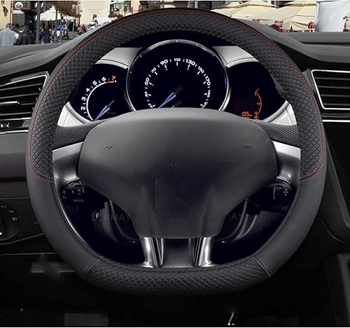 Para Citroen DS3 DS4 DS5 DS5 DS 5LS DS6 DS7 DS9 funda de volante de automóvil de piel sintética antideslizante accesorios de automóvil