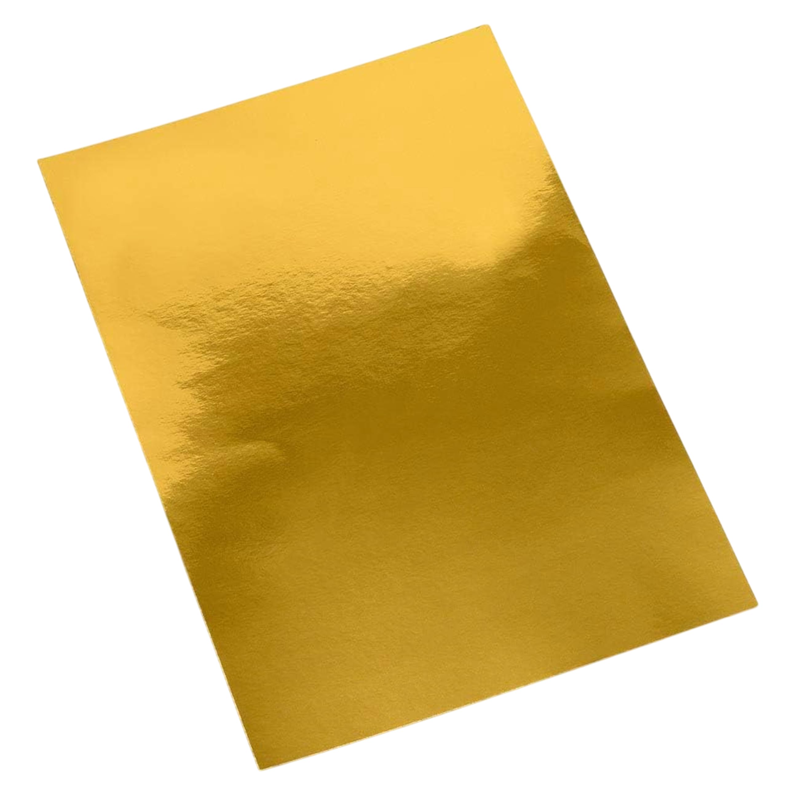 Italian Options Mirror Cardstock Paper, Holographic and Metallic Craft Card Stock for Electronic Die-Cutter Machines, Christmas Crafts and Card Making Supplies, 10 Coloured Sheets, A4, 250gsm, Gold — image 1