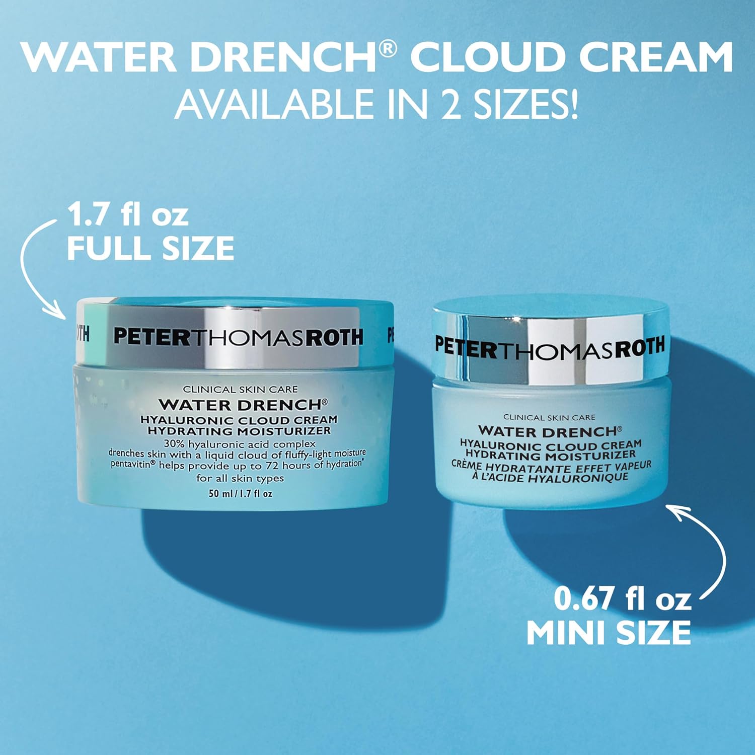 Peter Thomas Roth | Water Drench® Hyaluronic Cloud Cream | Hydrating Moisturizer for Face, Up to 72 Hours of Hydration for More Youthful-Looking Skin, Fragrance Free - Image 12