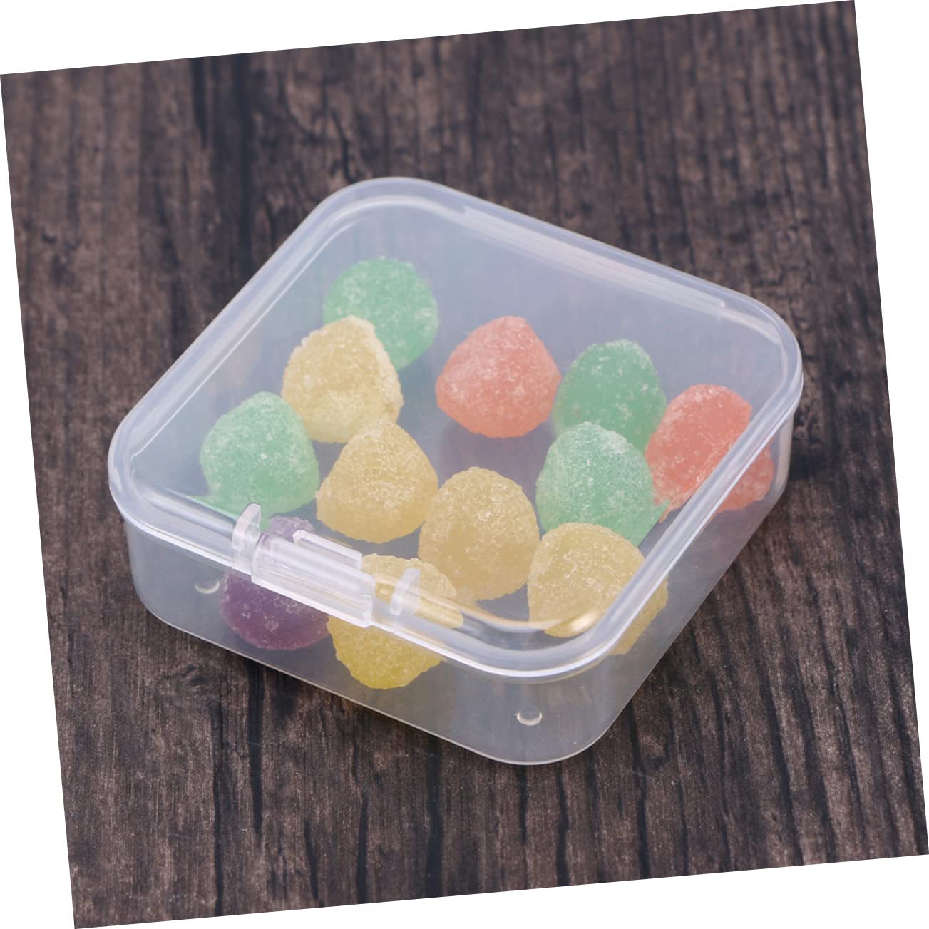 COLLBATH Bead Storage Containers Compact Box for Nail Tools Jewelry Organizer for Earrings