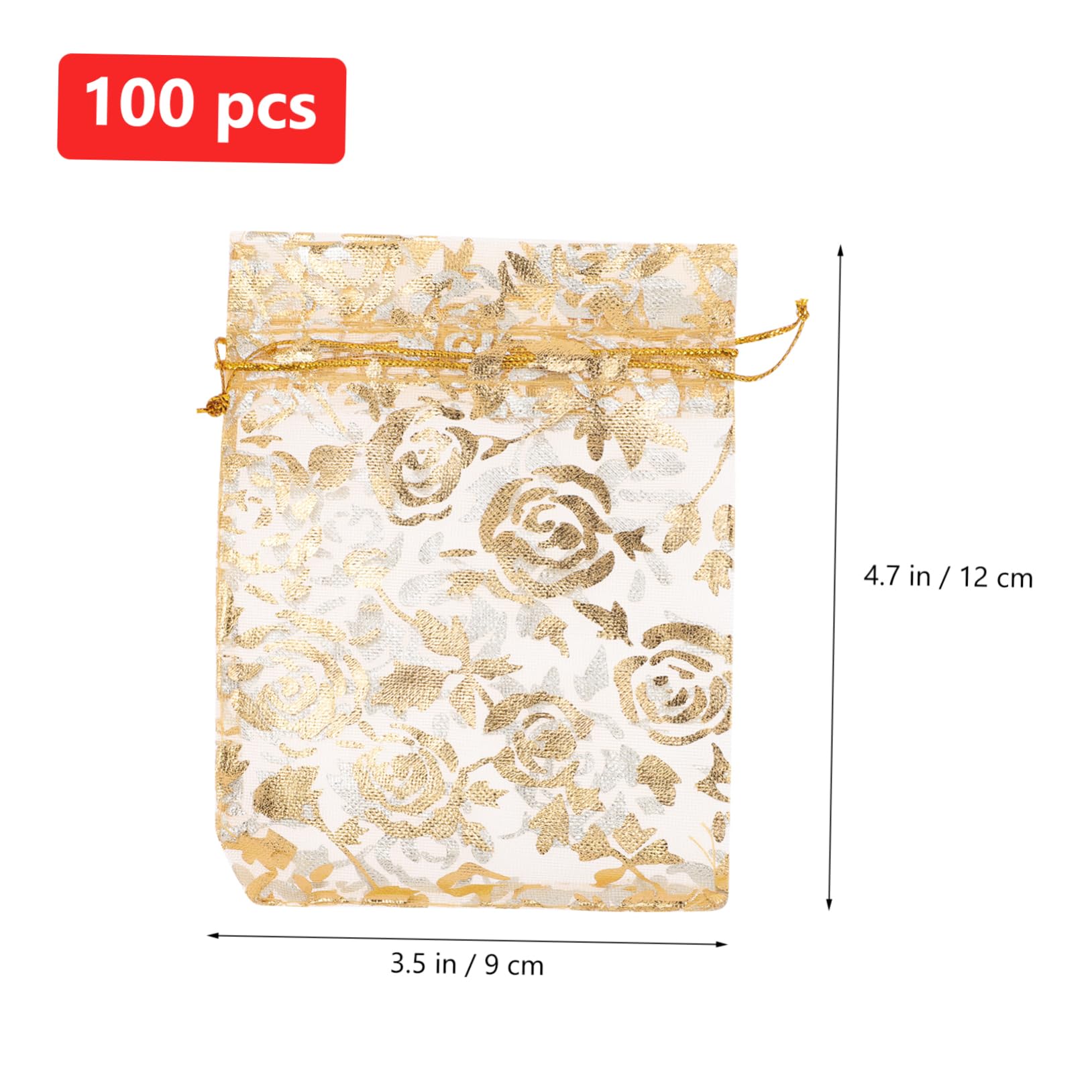 Healeved 300stücke Organza Geschenktüten Mit Kordelzug Elegante Hochzeits Und Schmuckbeutel Für Süßigkeiten Und Kleine Für Feiern Und Anlässe
