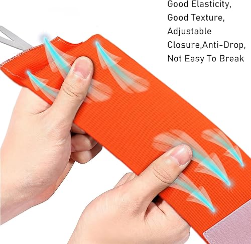 Miniatura 3 de Brazalete de capitán juvenil, brazalete elástico de capitán de fútbol, bandas ajustables para jugadores de baloncesto, banda de brazo de capitán