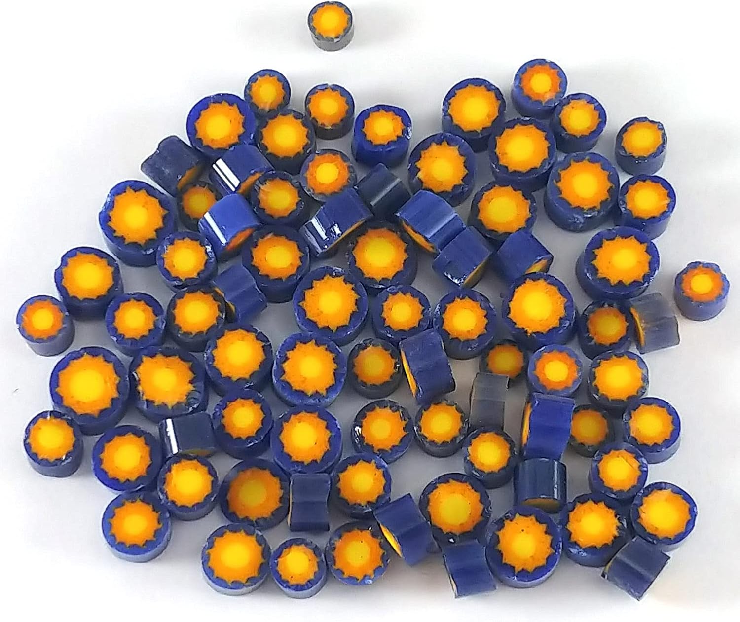 Sun Murrine 10101-96 Millefiori COE 96 Glacial Art Glass