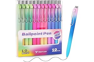 WY WENYUAN Cute Pastel Girly Pens for Women