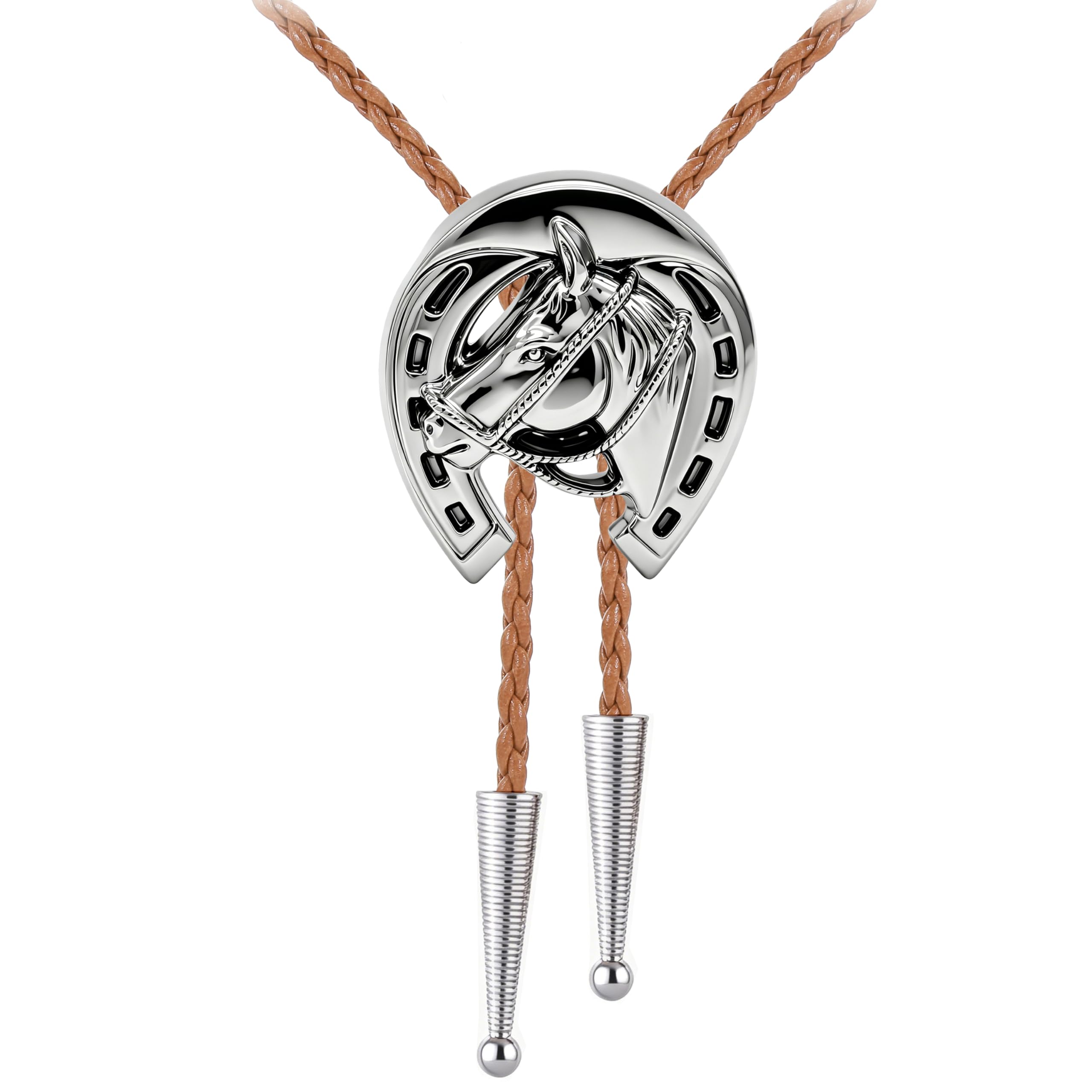 Jeilwiy Bolo Tie for Men Cowboy Ties Western Bolo Tie Necklace for Women