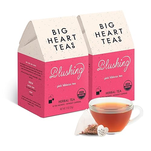 Miniatura 8 de Big Heart Tea Co Bolsas de té  Royal Treatmint Lavender Mint  Certificado orgánico té descafeinado de hierbas ayurvédicas en cero bolsas de plástico