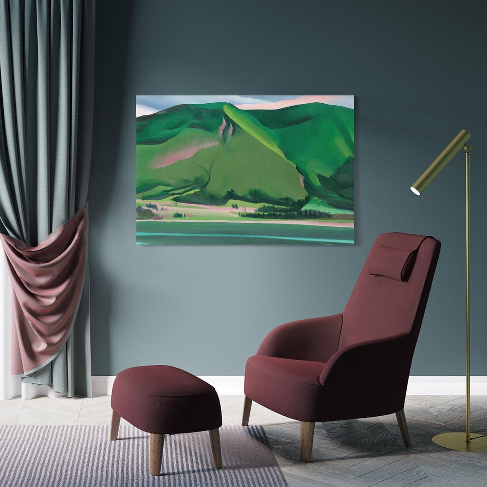 Amazon.com: Georgia O'Keeffe Prints，Green Mountains, Canada by