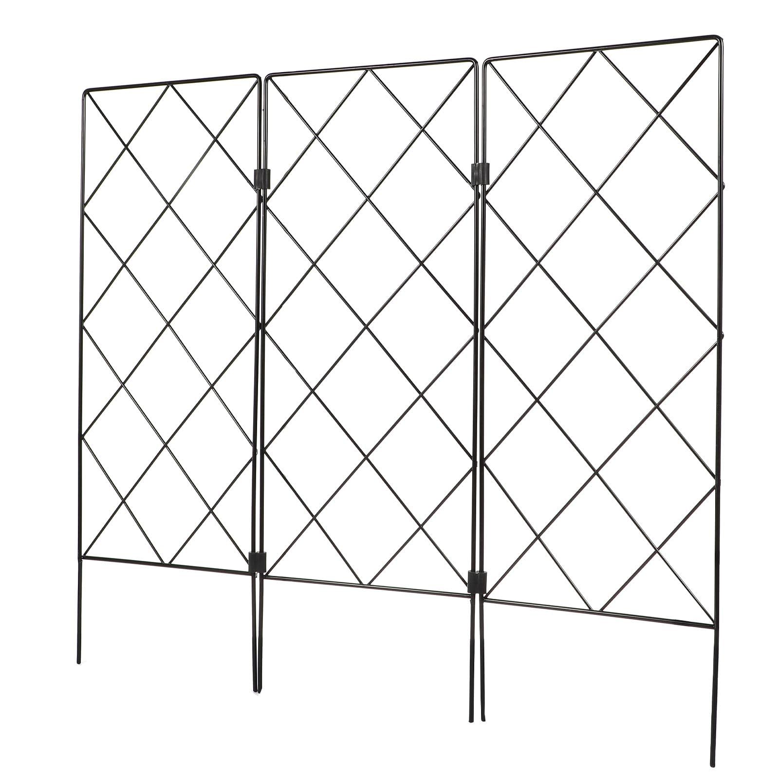 Support pour plantes grimpantes fer cadre fixe pliable de jardin BESTonZON