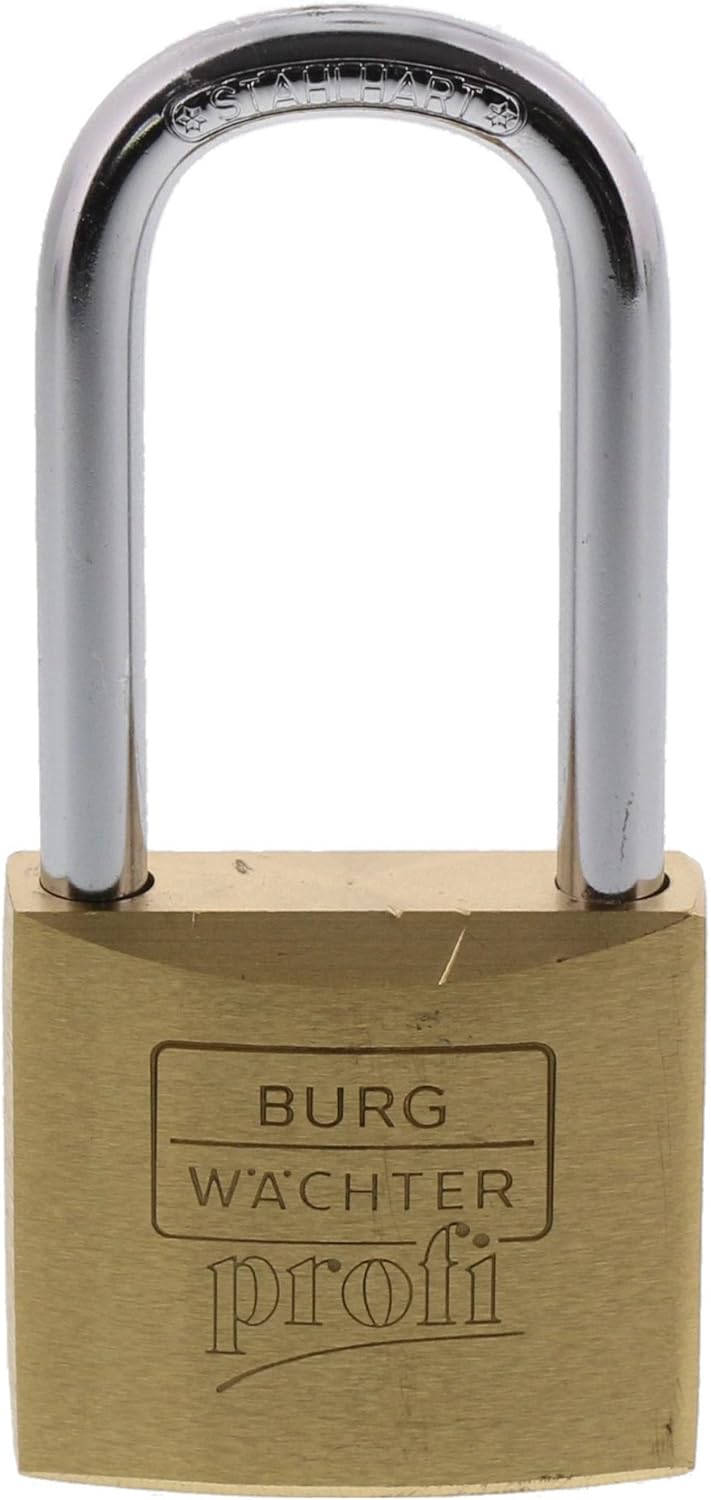 Burg Wächter 116HB 45 Padlock, Gold, HB 40 45 mm