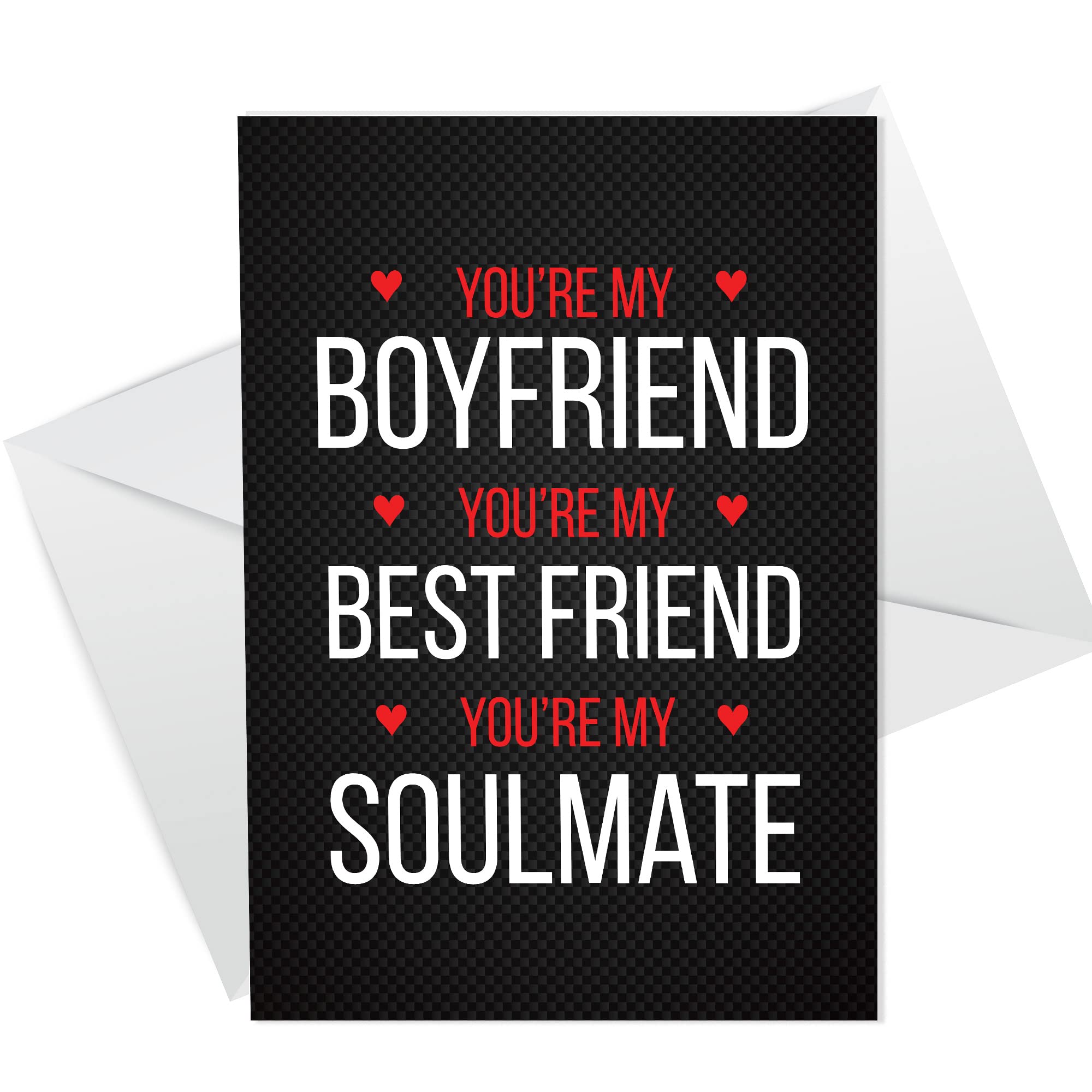 Special Anniversary Birthday Valentines Card For Boyfriend Soulmate Card For Him