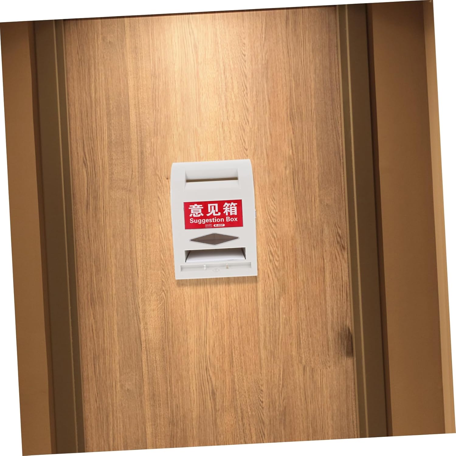 Uonlytech Wall Mount Mailbox with Lock Durable Mailbox for Outdoor Use Secure Storage for Letters and Magazines Elegant White Design for Villa and Garden