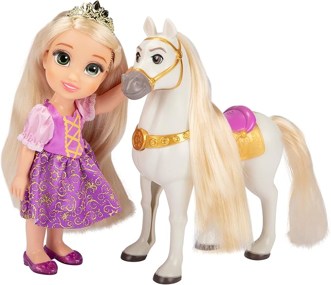 Disney Dreamlight Valley : l'extension Wishblossom Ranch est maintenant disponible, voici ce à quoi s'attendre 6 71sLkjLtcDL. AC SX679 Disney Princess Rapunzel Doll & Maximus Petite Gift Set
