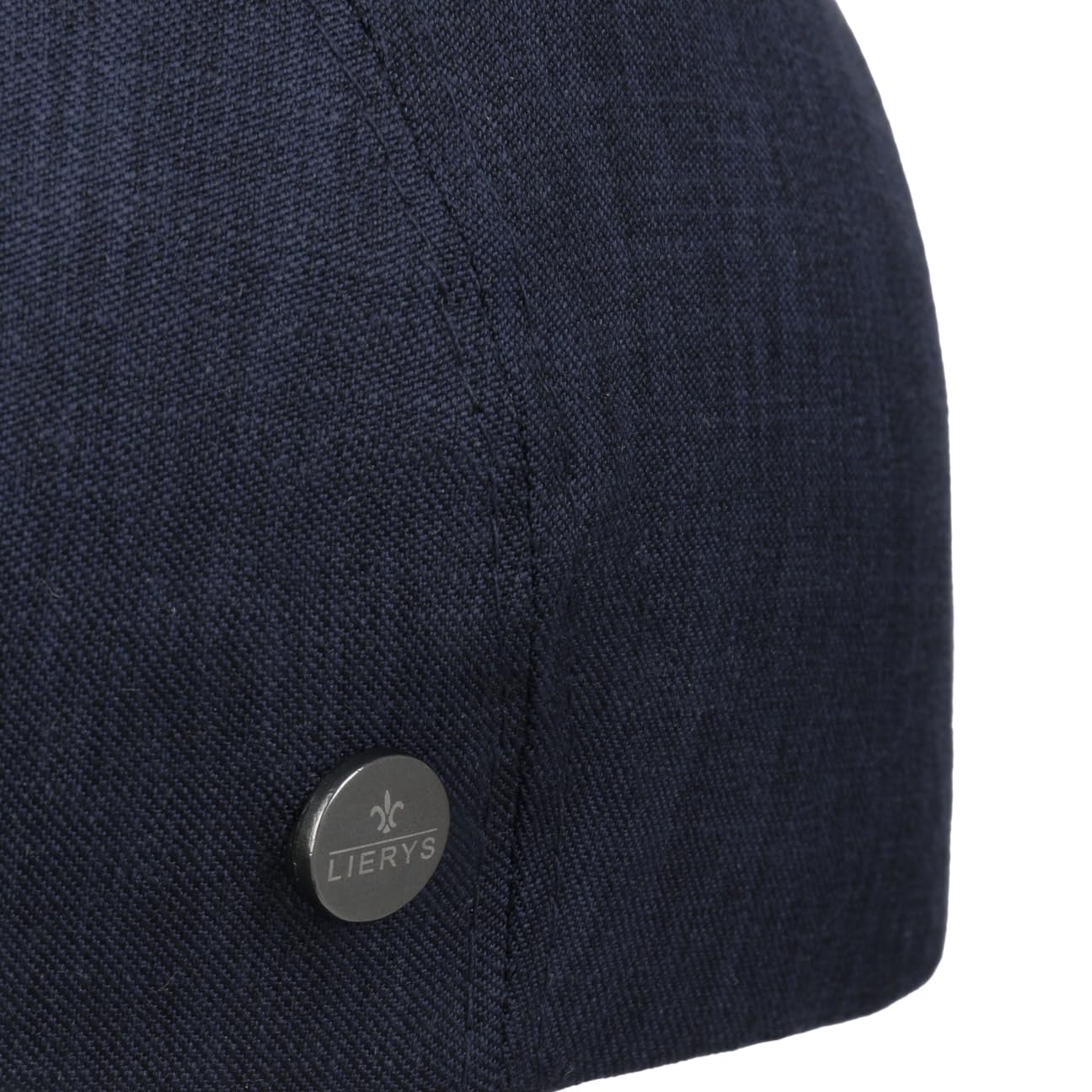 LIERYS Uni Cotton Structure płaska czapka z daszkiem dla mężczyzn – Made in Italy z daszkiem, podszewka, wiosna-lato