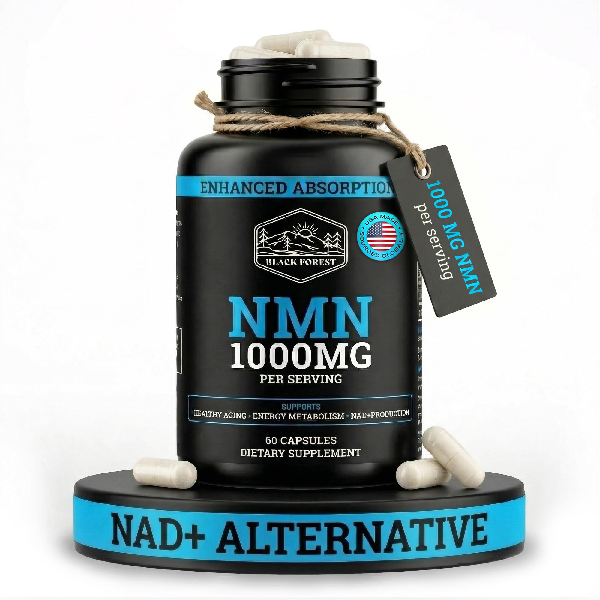 Black Forest NMN 1000mg Capsules