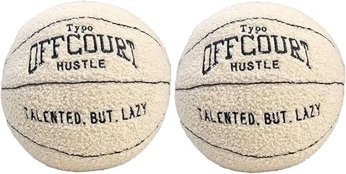 Miniatura 8 de Almohada de baloncesto de 9.8 pulgadas, almohada de felpa para regalo para el hogar, expresión divertida, decoración de habitación infantil (beige)