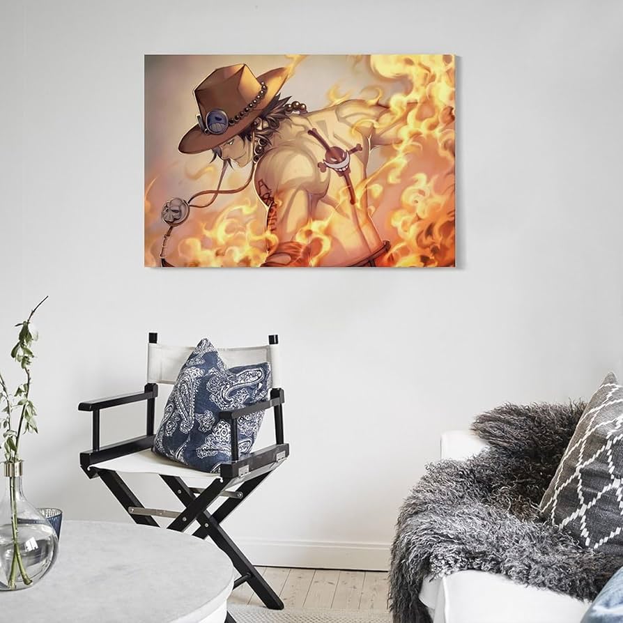 ワンピース　ポートガス・D・エース専用パネル Amazon.co.jp: 40×60cm ワンピース ポートガス·D·エース アート