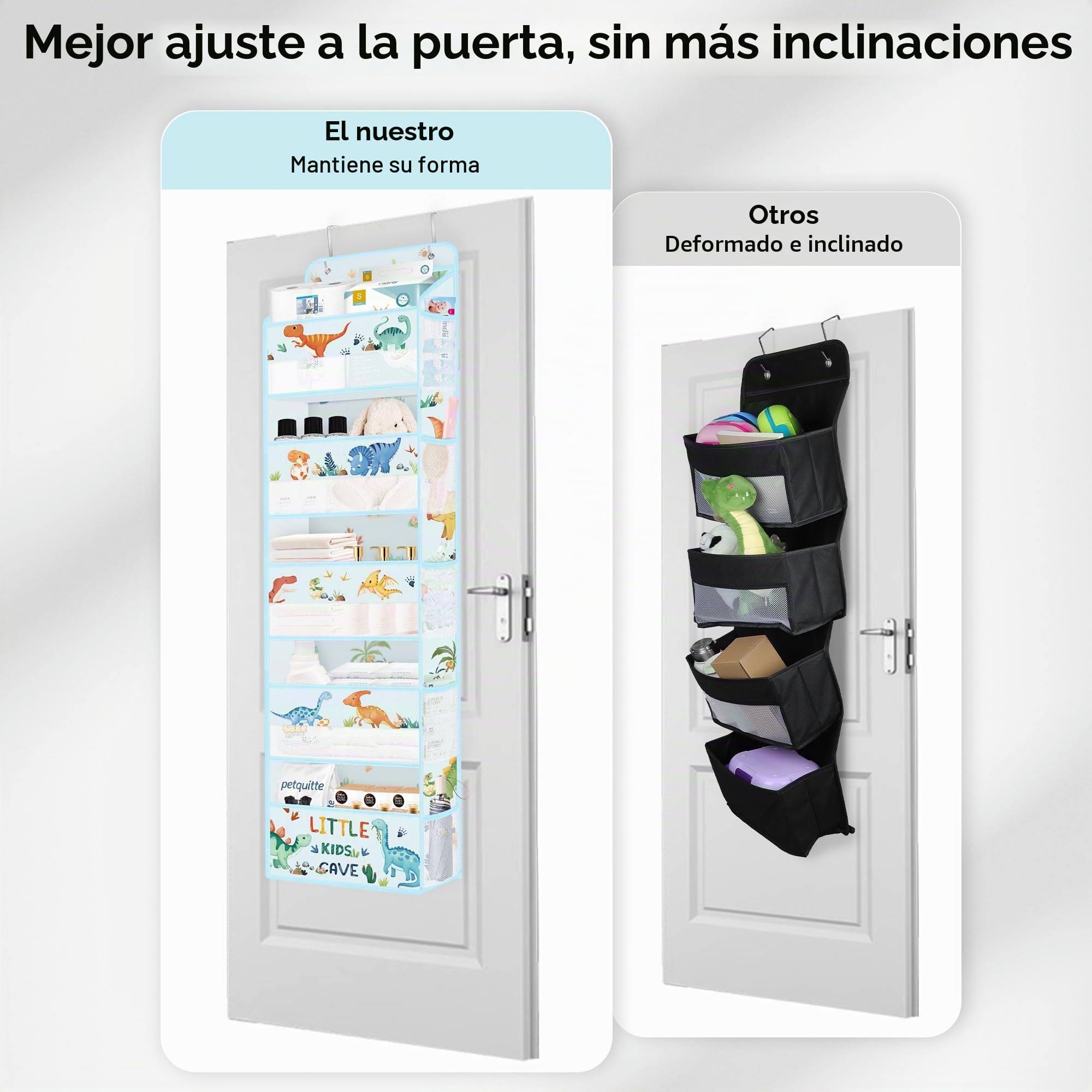 Clastyle Organizador Colgante Puerta Dinosaurio Bolsa Almacenamiento