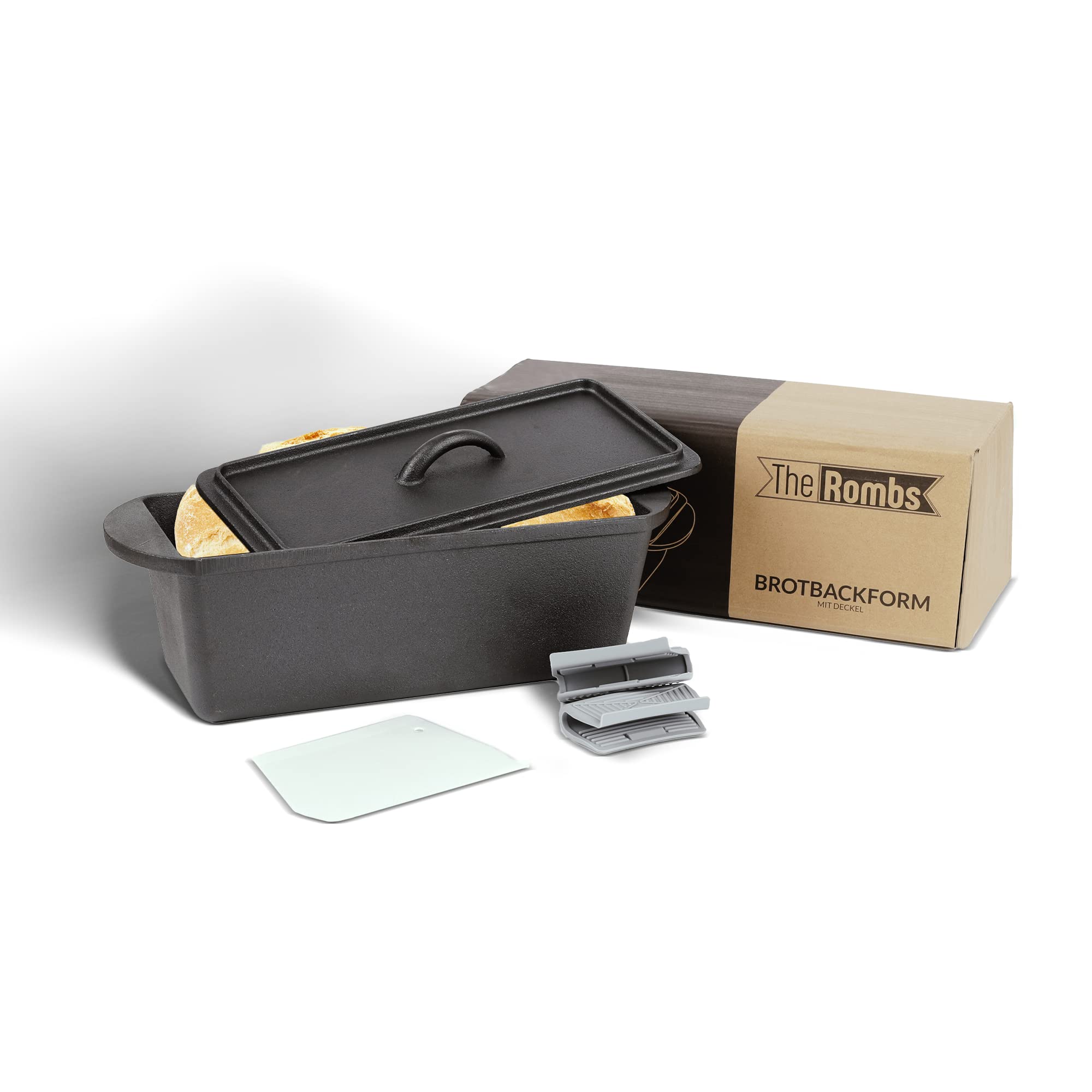 Edelstahl Backformen-Set Mit Deckel – 3 Größen, Antihaftbeschichtet & Stapelbar