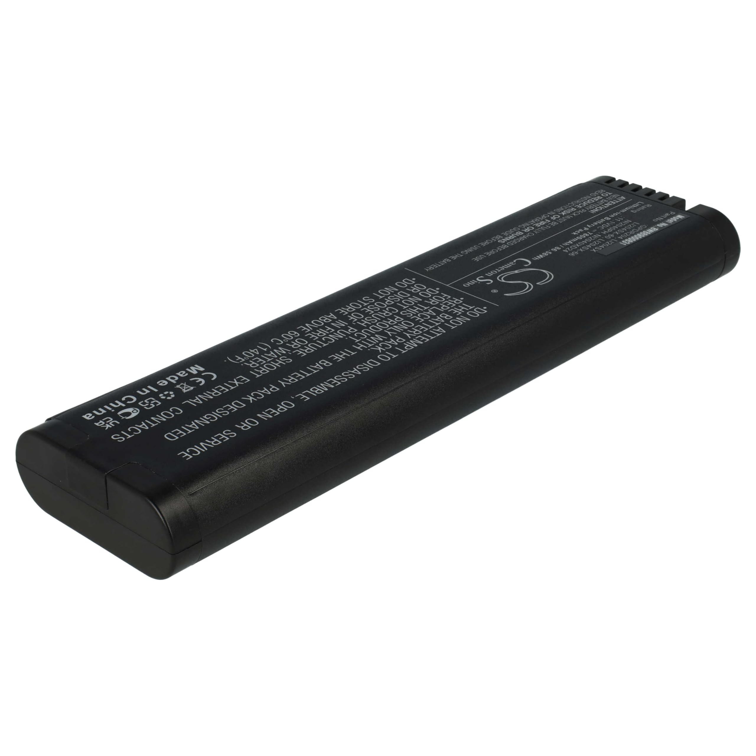vhbw batteria compatibile con TekTronix REI DPA-7000, TPS2012B, TPS2000B, TPS2024B, TPS2014B dispositivo di misurazione (7800mAh, 11,1V, Li-Ion)