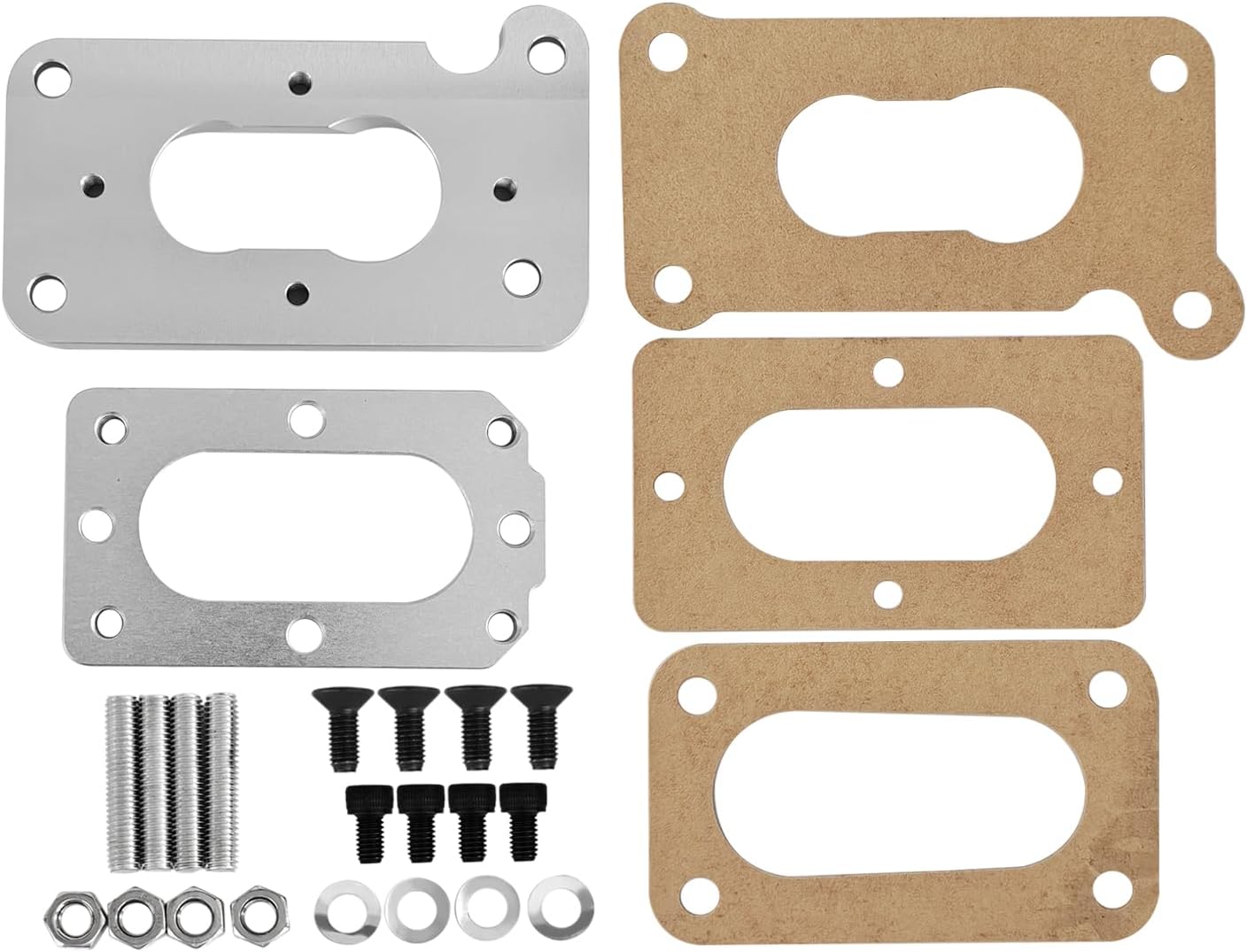 Carburetor Manifold Adapter Rebuild Kit 32/36 Fits for 1984-1993 Mazda B2000 2.0L & 1987-1991 B2200 2.2L, Replacement 99004.675, 99004675