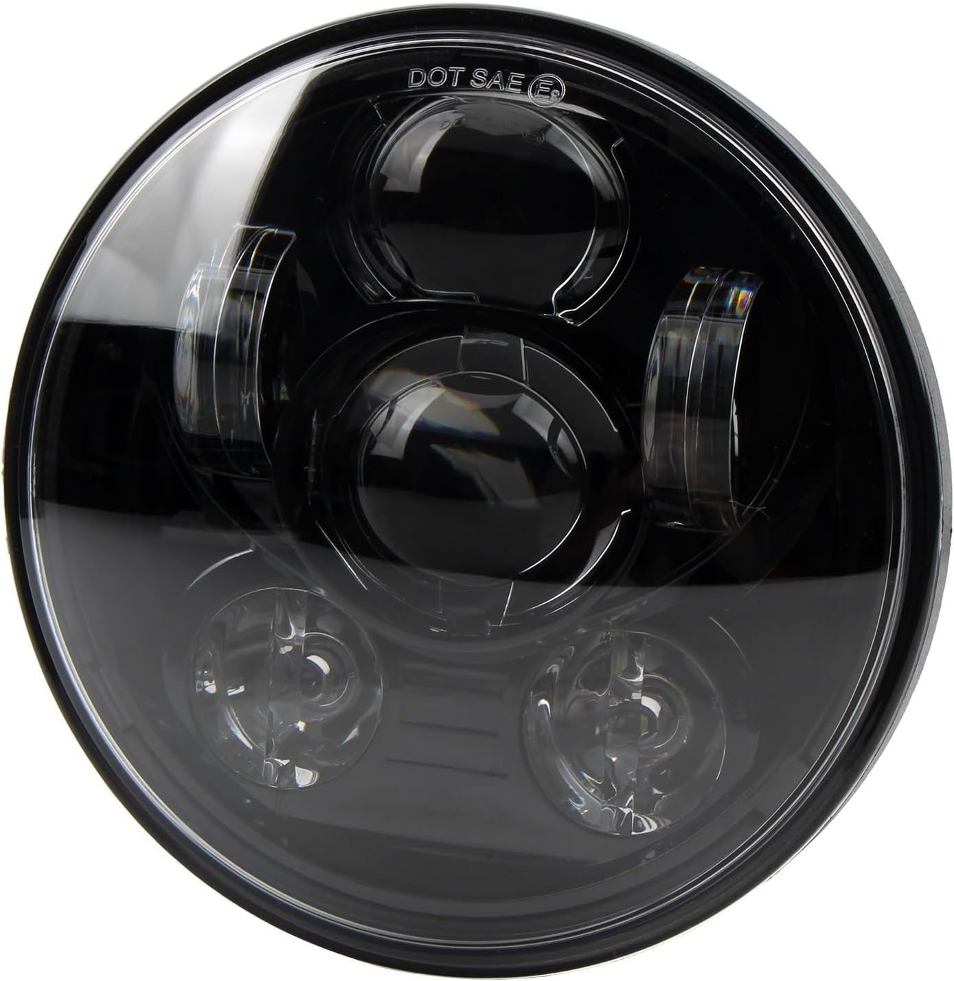 Motorcycle LED Headlight 5.75 Inch For T//r//i//u//m//p//h Speed T//r//i//p//l//e H//a//r//l//e//y Sportster VRSCD XG XL1200C XL883C Dyna Headlamp