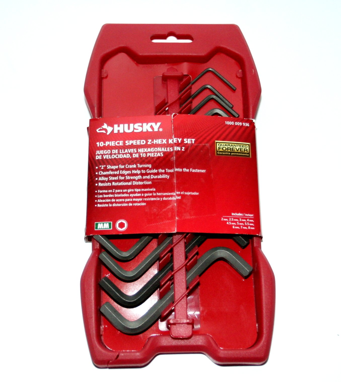 Speed Z-Hex Key Set (10-Piece)-Husky-HZHK10PCN