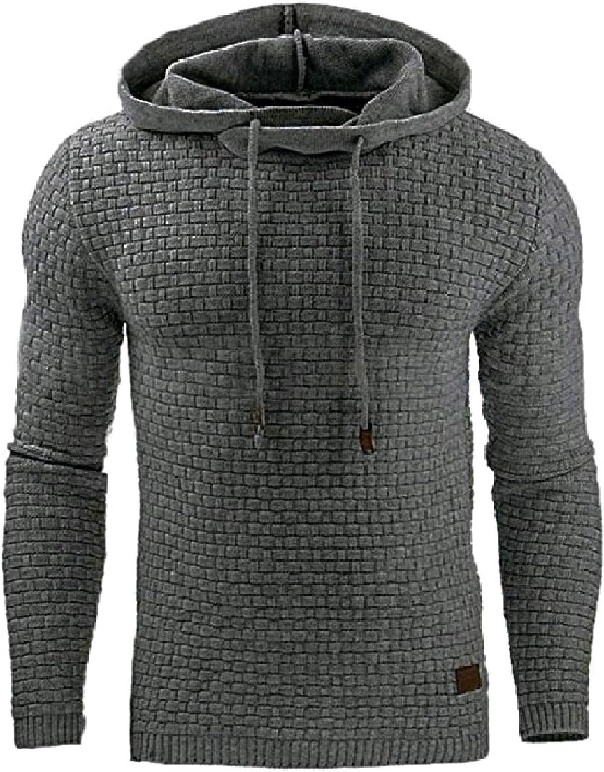 Suéter con Capucha para Hombre Sayah tamaño Grande con cordón, Gris