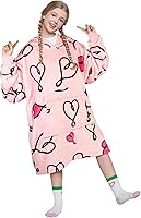 Vista 17 de Catalonia Manta con Capucha Arcoíris para Niños, Sudadera Manta de Forro Polar de Gran Tamaño Usable con Bolsillo Frontal Grande, Regalo