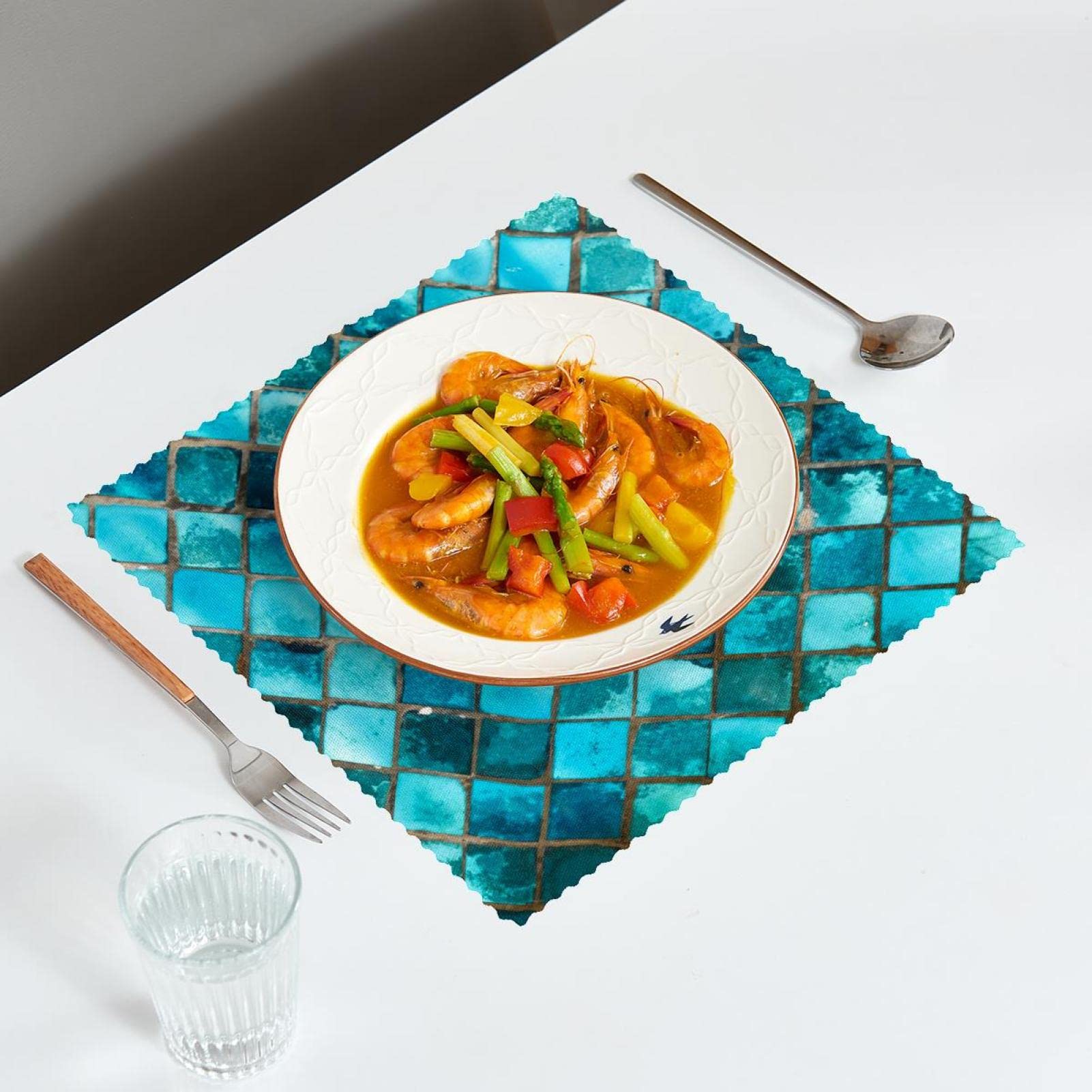 Amazon.co.jp: ランチョンマット 洗える キッチン テーブル