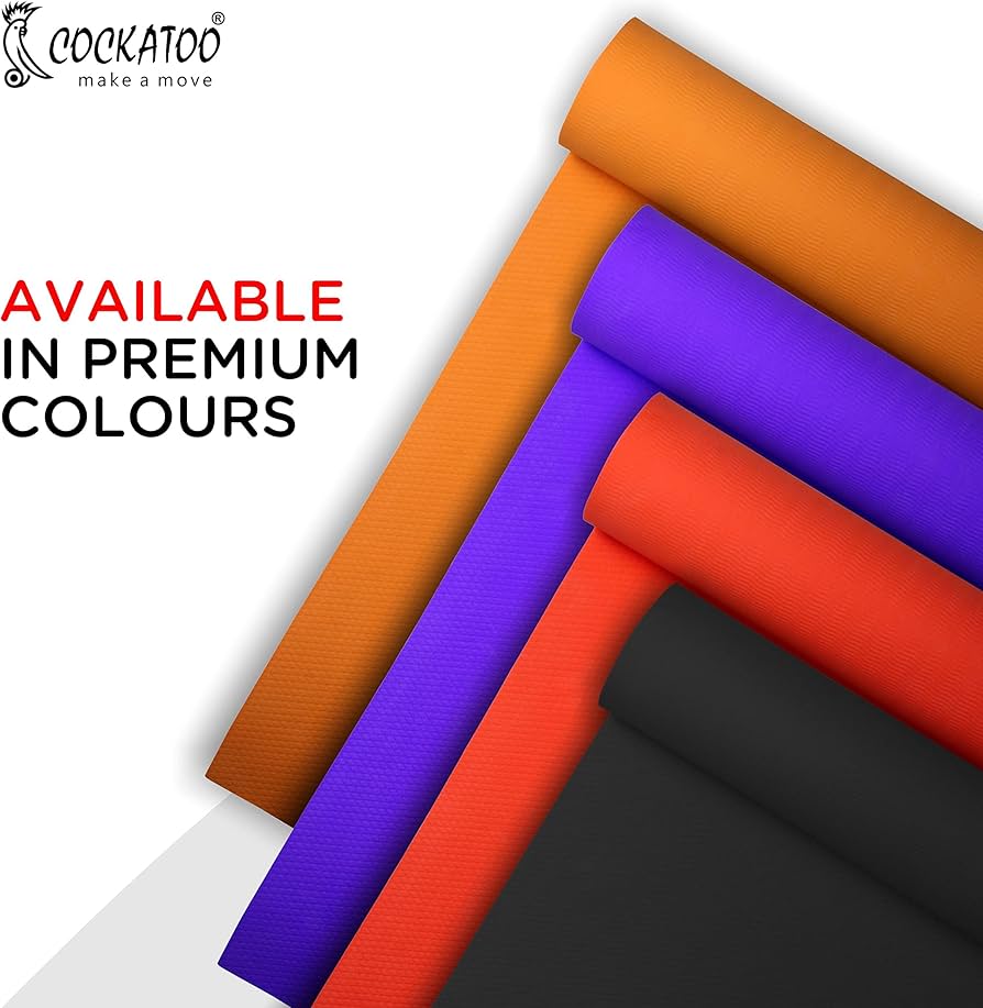 Cockatoo YM100 Yoga Mat For Women & Men, Anti Slip, EVA Material