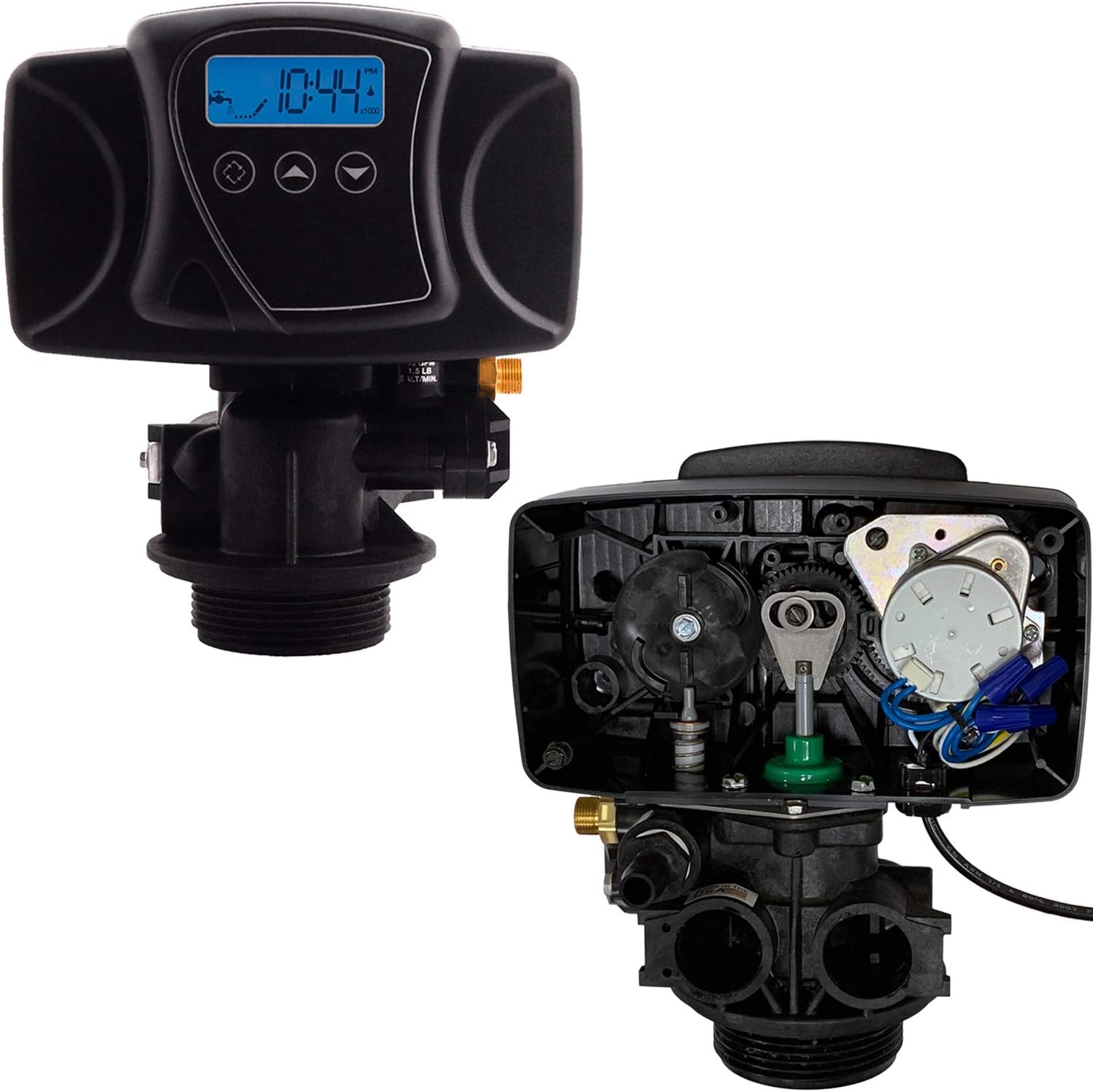 AFWFilters 5600sxt Whole House Water Softener Plus Upflow Carbon Filtration System, 10% crosslink resin and coconut shell carbon, 9x48 tanks, 32,000 grain Fleck water softener, 1 cubic foot systems AFWFilters 5600sxt Whole House Water Softener Plus Upflow Carbon Filtration System, 10% crosslink resin and coconut shell carbon, 9x48 tanks, 32,000 grain Fleck water softener, 1 cubic foot systems