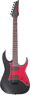 Ibanez GRG 6 String Solid-Body Electric Guitar, Right, Black Flat, Full (GRG131DXBKF)