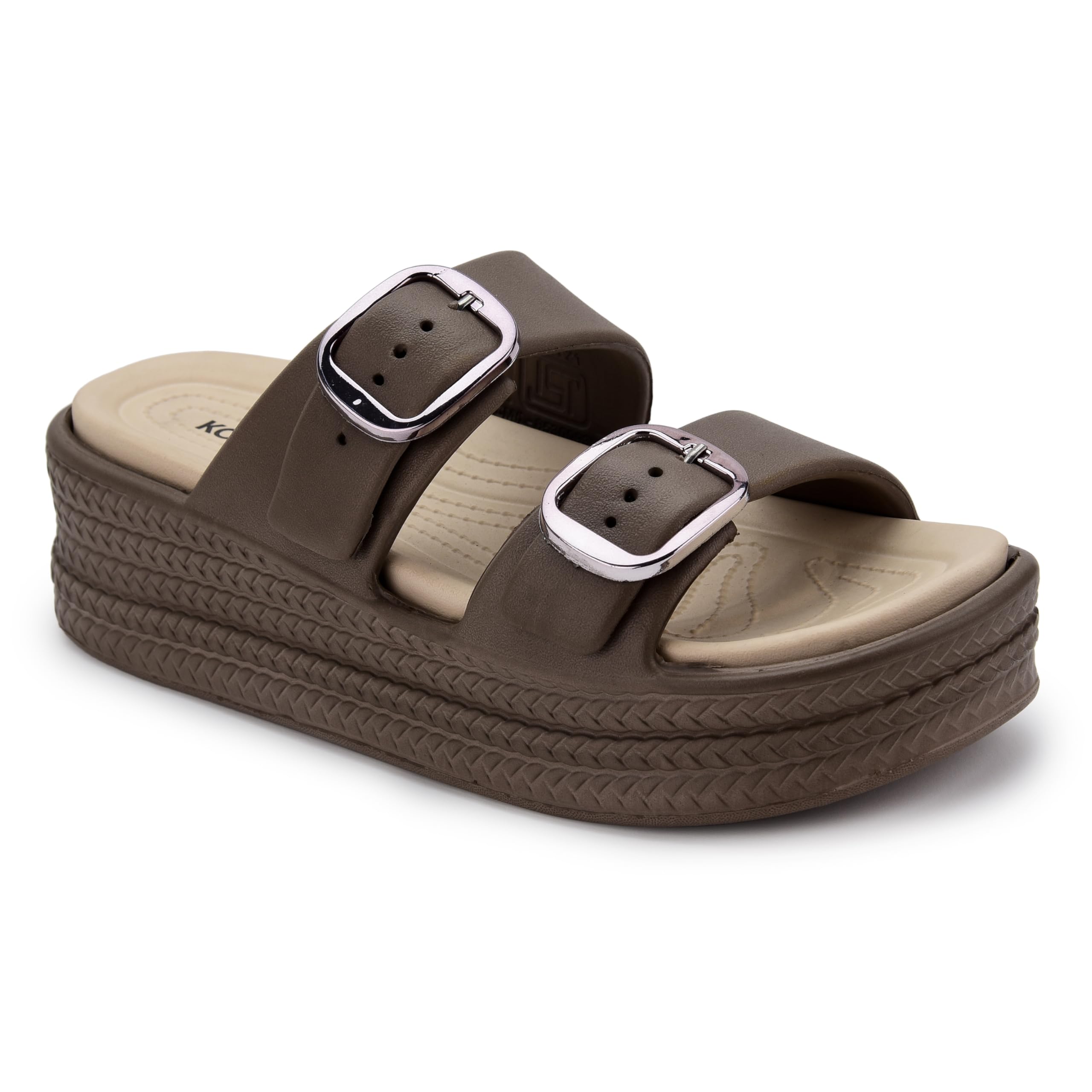 Diva Sandals for Women| Durable| Lightweight| Daily|Stylish l Antiskid|Heels|Easy to Clean Sandals| Comfortable | Extra Soft Slide KS-444