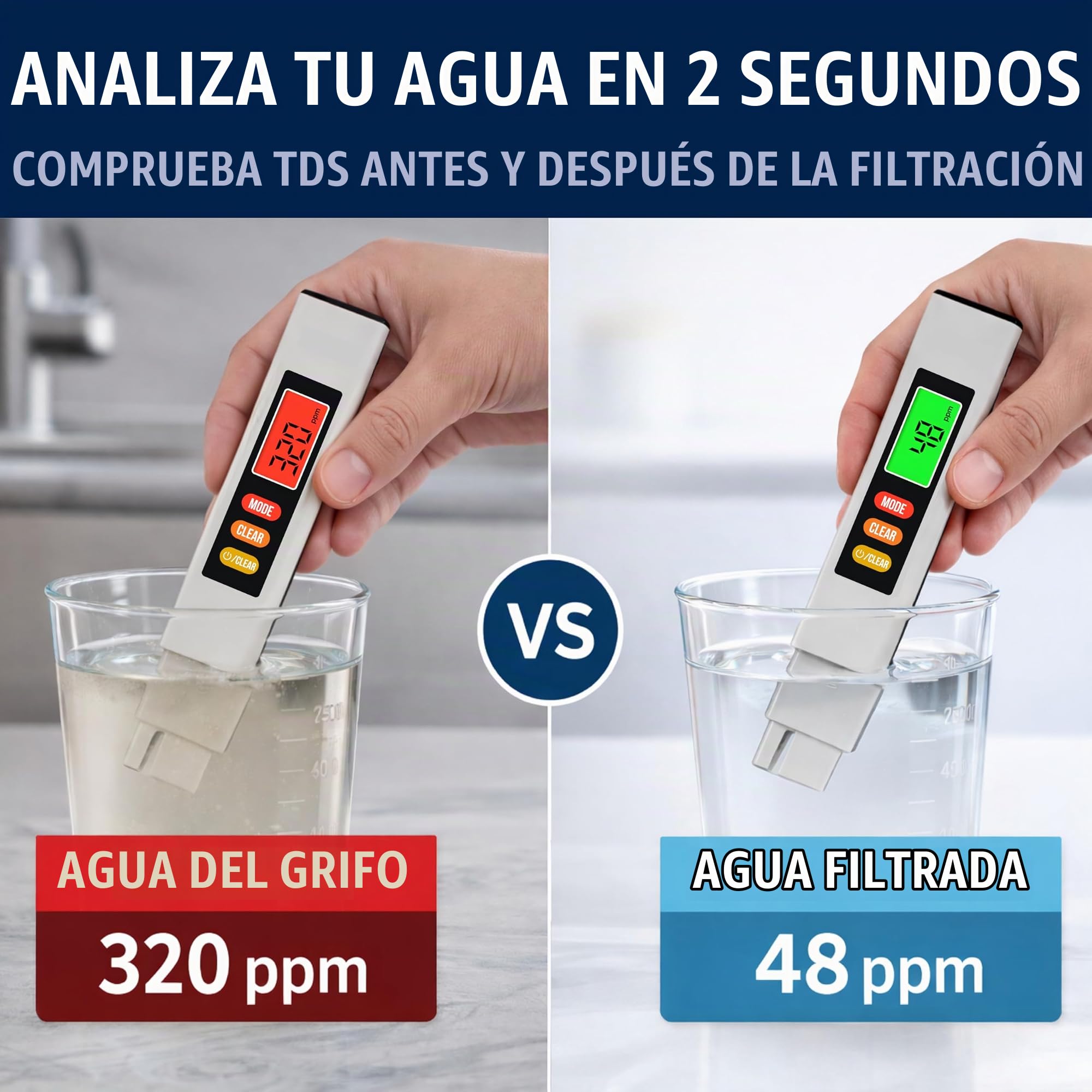 Craft911 TDS Meter - Medidor digital de agua para agua potable
