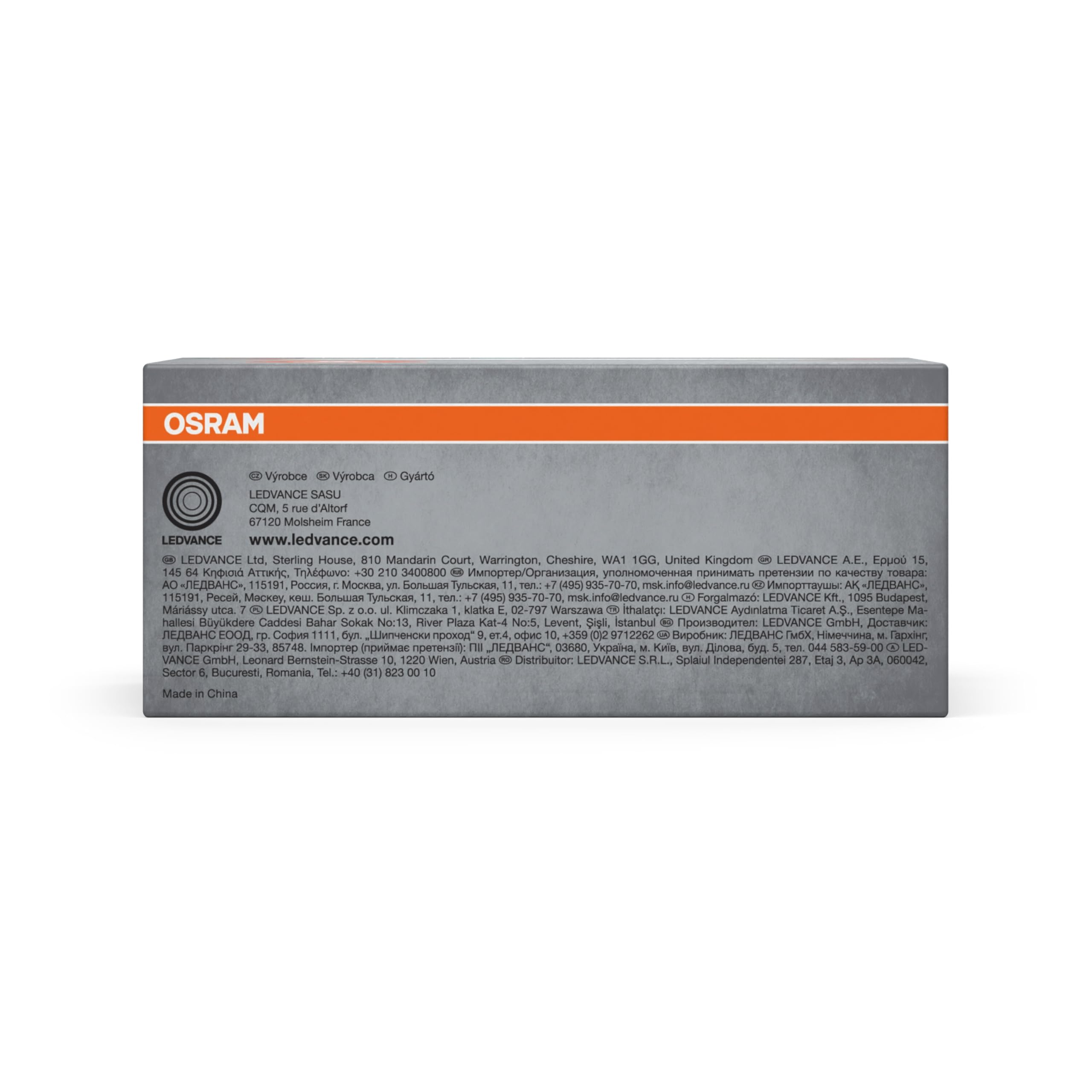 OSRAM Downlight Slim 120mm, wpuszczana lampa LED, 8W, 6500K zimna biel, 550 lumenów, płaska konstrukcja, IP20, łatwa instalacja w salonach i kuchniach
