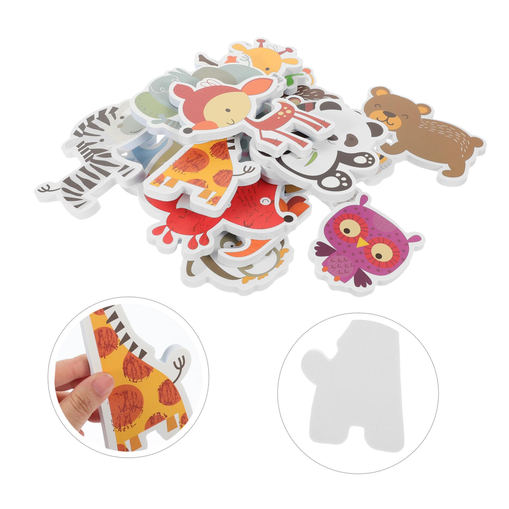 Jouets de Bain Animaux Flottants Eva 17 Pièces pour Bébé