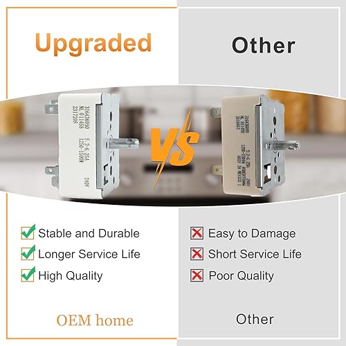 Miniatura 9 de OEM home El interruptor de rango 316436001 se adapta perfectamente al elemento de superficie de rango KenmoreFrigidaire. Reemplace el modelo