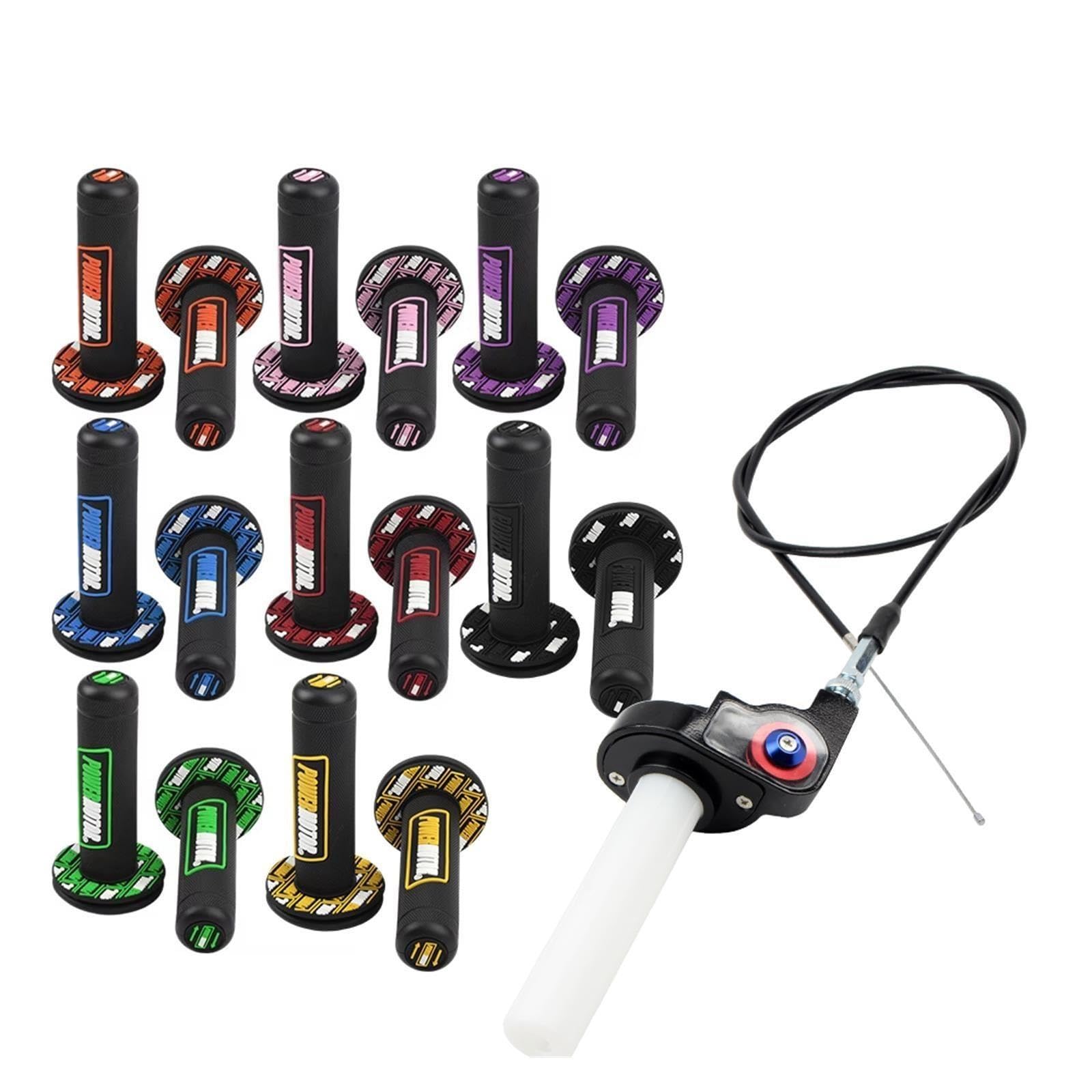 Manopola Acceleratore E Set Di Cavi Universali Quick Twist Da 22 Mm