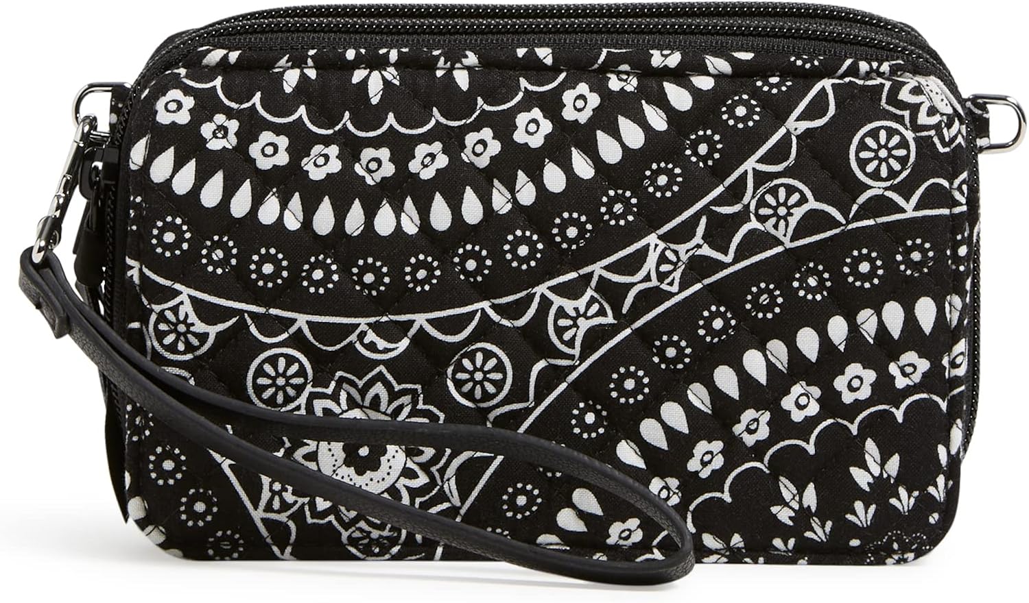 Vera Bradley Women's Cotton All in One Crossbody Purse with RFID