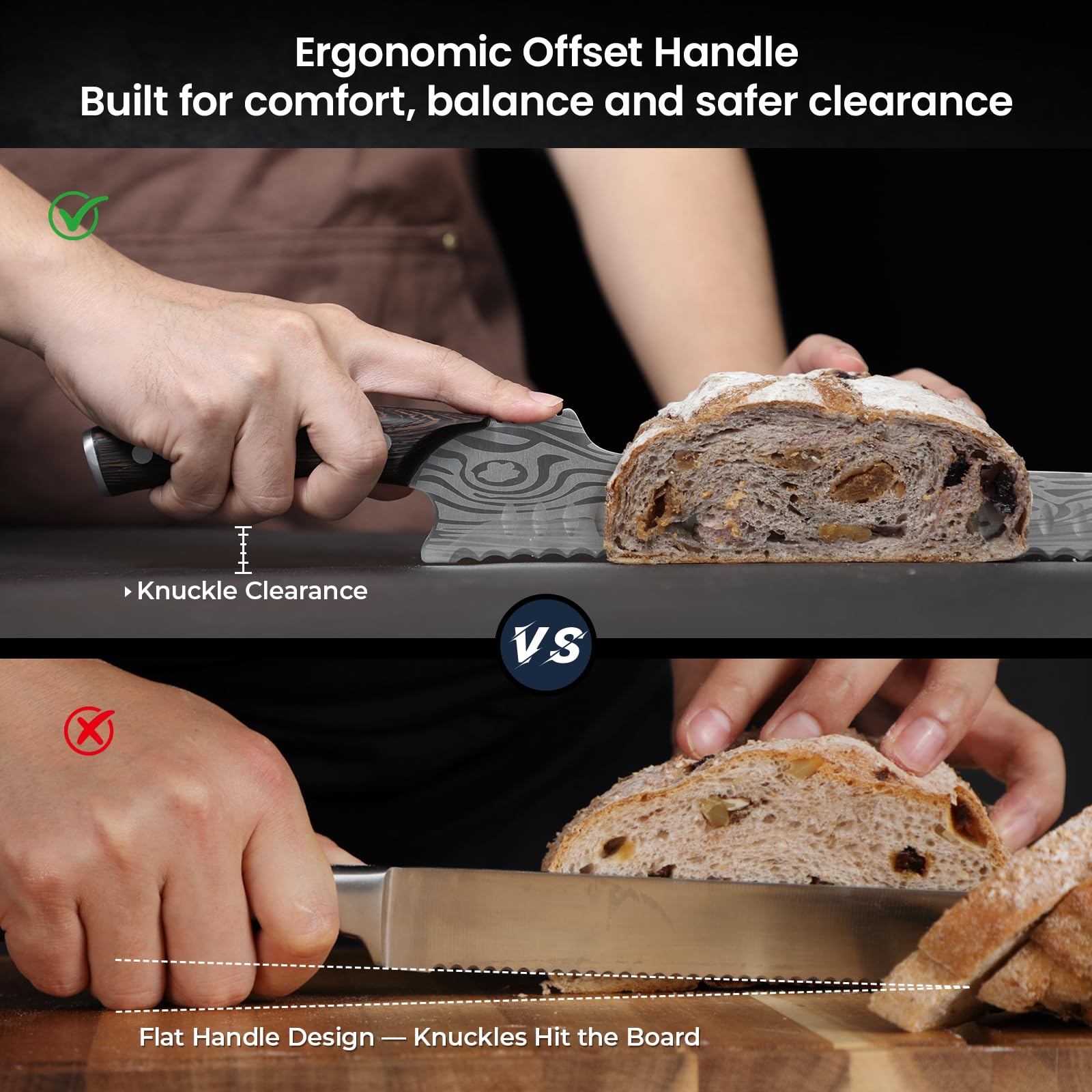 SYOKAMI Bread Knife - Slice Like a Pro -2