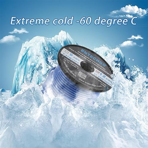 Vista 38 de BNTECHGO Carrete de alambre de silicona calibre 12, 50 pies, color rojo, flexible, 12 AWG, alambre de cobre estañado trenzado