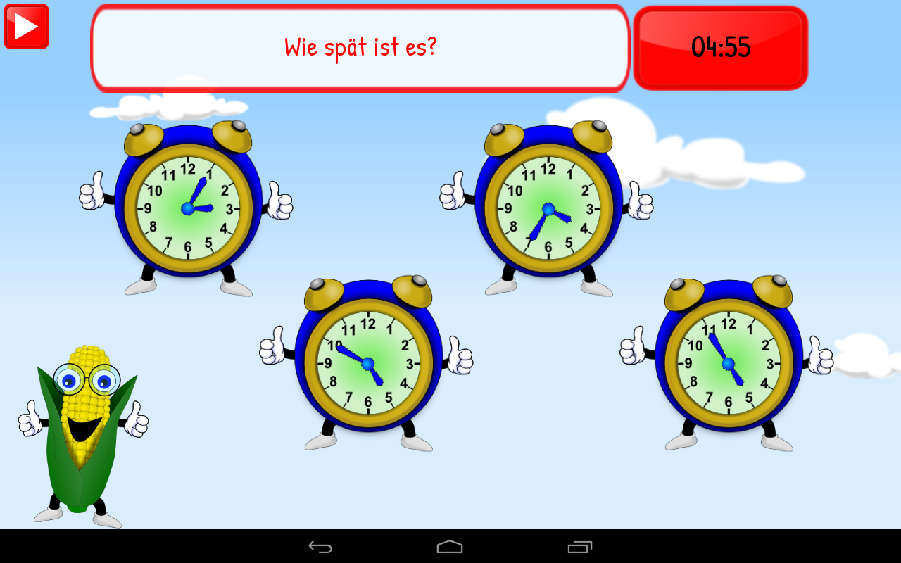 Lernen Sie Uhr für Kinder-App im Amazon Appstore