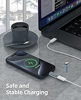 Vista 8 de Paquete de 2 adaptadores Lightning a USB C para iPhone 15, carga rápida PD compatible con iPhone 15 Series/MacBook/Laptop/iPad/Samsung y más