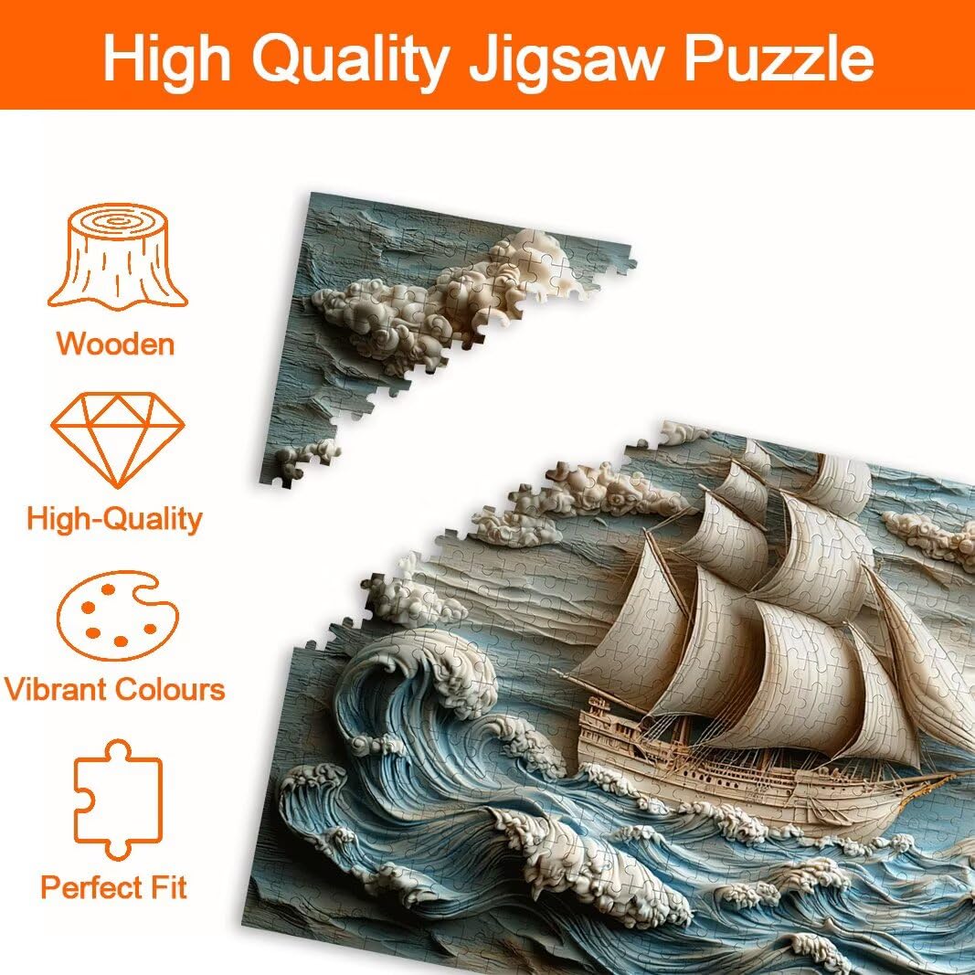 Puzzle 2000 Pezzi, Puzzle Barca, Misura: 100x71cm, Regalo Donna/Uomo -8809