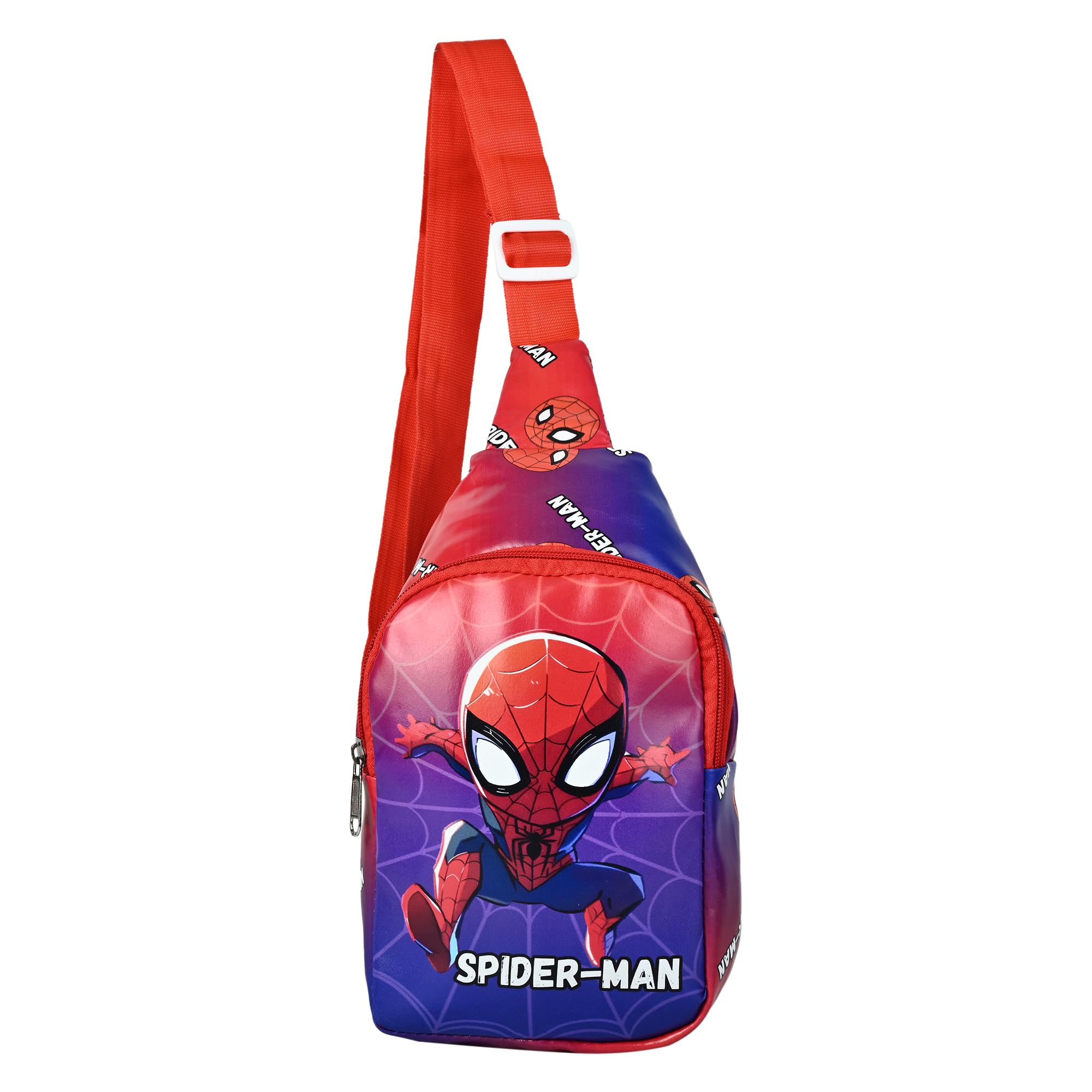 Kids Space Theme Crossbody Chest Sling Bag, Navy Blue with Astronaut Print, Adjustable Strap, 17x13x6.5 cm, Perfect for School and Picnics-image-47