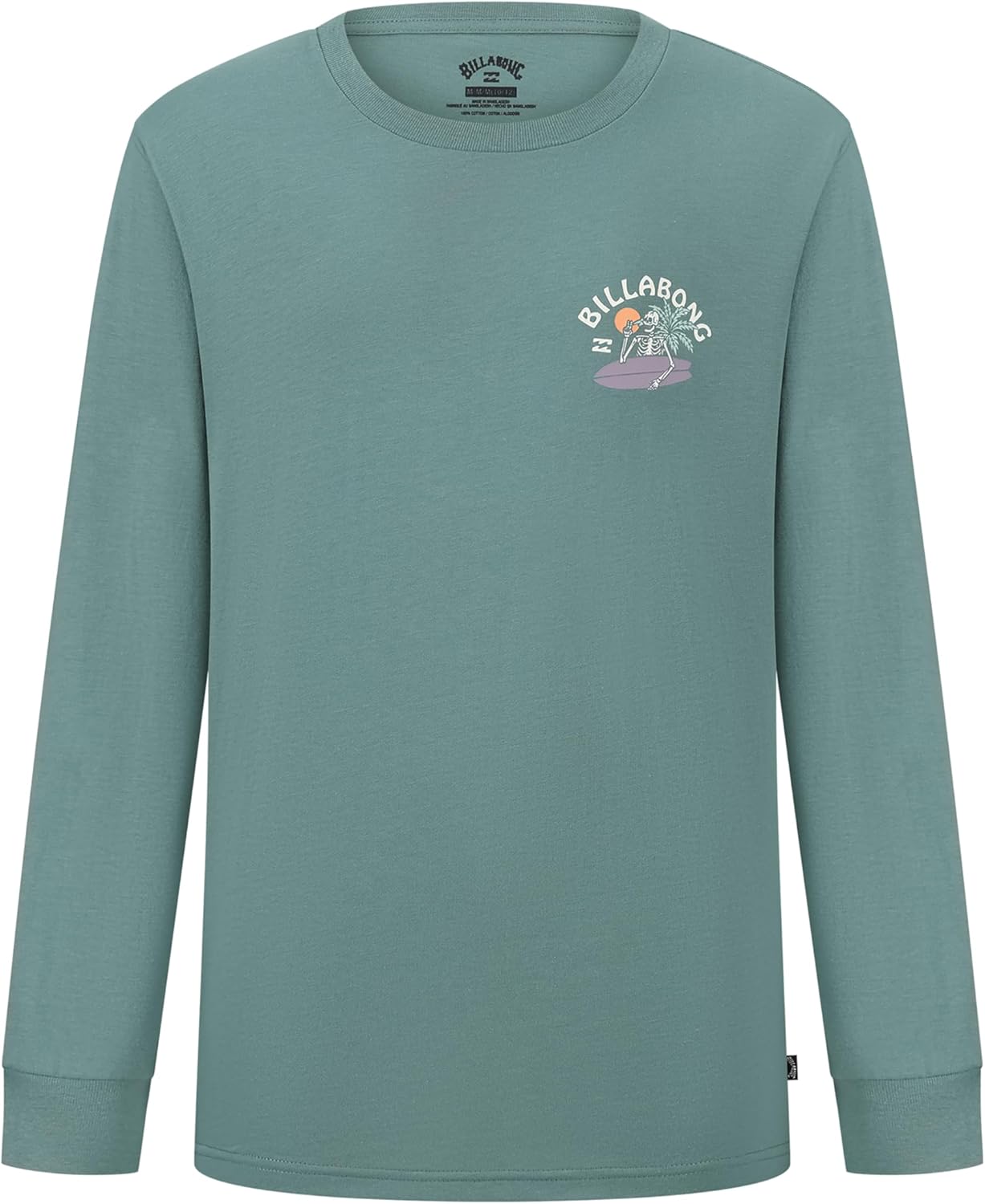 Billabong Boys' Premium Long Sleeve Logo Graphic T-Shirt, Regular Fit