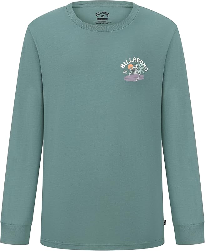 Boys' Premium Long Sleeve Logo Graphic T-Shirt